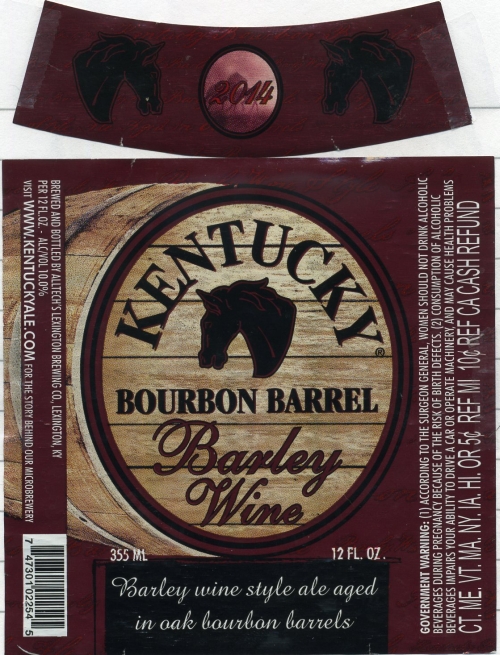 Kentucky Bourbon Barrel Barley Wine Style Ale